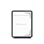 Inside pages of the Lunology 2026 digital planner