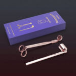 Lunology candle accessories in black, gold and bronze metal