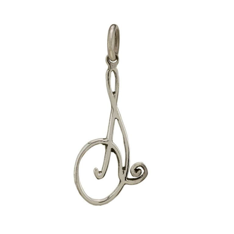 BGCQ Pendant 1 in Plated Silver (Divine Name Compeller Pendant) – view 3