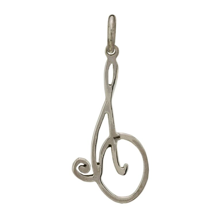 BGCQ Pendant 1 in Plated Silver (Divine Name Compeller Pendant) – view 2
