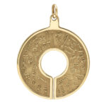 BioSignature Pendant in Yellow Bronze