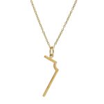L 90 Pendant in Yellow Bronze – view 3
