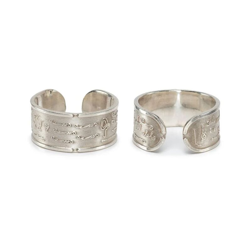 BioSignature ring in Plated Silver – view 2