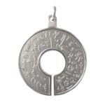 BioSignature Pendant in Plated Silver
