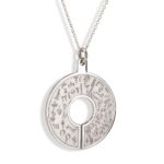 BioSignature Pendant in Plated Silver – view 2