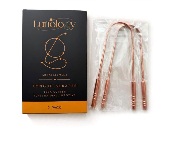 Copper Tongue Scraper — 100% Pure Copper | 2 Pack